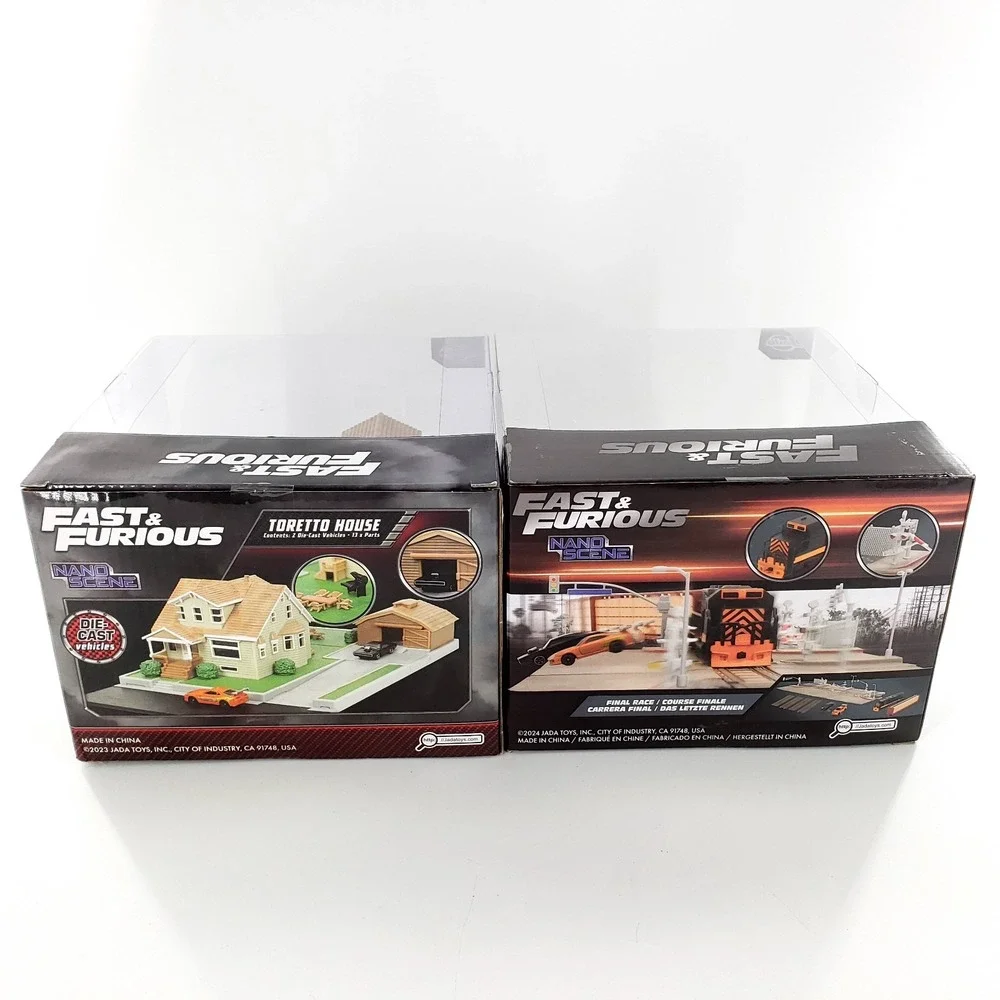 Jada Nano Scene Fast & Furious Lot Of 2 Toretto House & Final Race Diorama New
